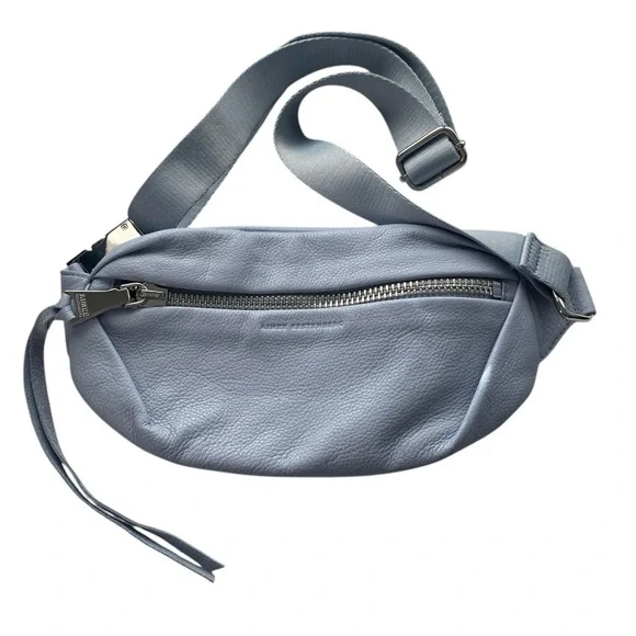Aimee Kestenberg Milan Blue and silver tone Bum Belt Bag New without tags - Picture 3 of 8